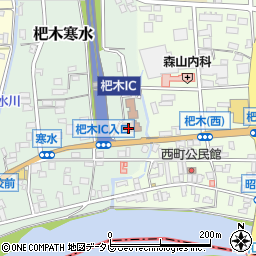 甘木・朝倉消防署東部分署周辺の地図