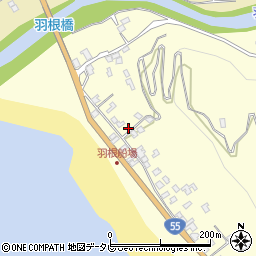 高知県室戸市羽根町甲777周辺の地図