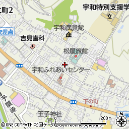 市営駐車場トイレ周辺の地図