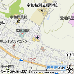 宇和先哲記念館周辺の地図