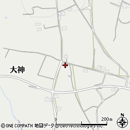 大分県速見郡日出町大神3540周辺の地図