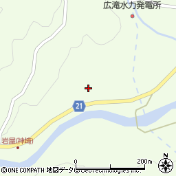 佐賀県神埼市脊振町広滝岩屋2395-1周辺の地図