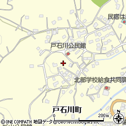 長崎県平戸市戸石川町周辺の地図