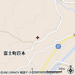 佐賀県佐賀市富士町大字苣木1076周辺の地図