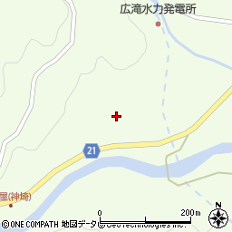 佐賀県神埼市脊振町広滝岩屋2592周辺の地図