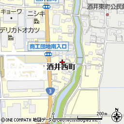 佐賀県鳥栖市酒井西町414周辺の地図