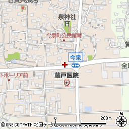 佐賀県鳥栖市今泉町2492周辺の地図