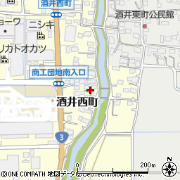 佐賀県鳥栖市酒井西町408周辺の地図