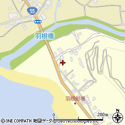 高知県室戸市羽根町甲878周辺の地図