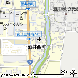 佐賀県鳥栖市酒井西町403周辺の地図