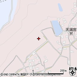 福岡県朝倉市杷木若市周辺の地図