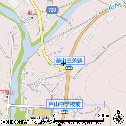大分県日田市藤山町周辺の地図