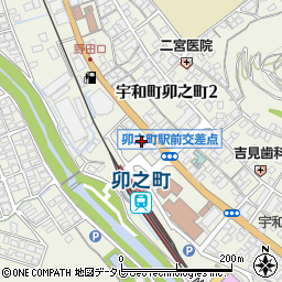 宇和島信用金庫卯之町支店周辺の地図