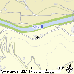 高知県室戸市羽根町甲1307周辺の地図
