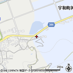 愛媛県西予市宇和町神領222周辺の地図