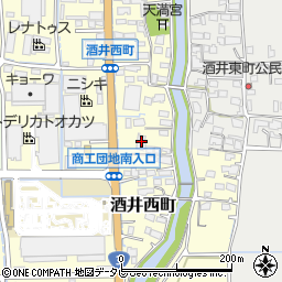 佐賀県鳥栖市酒井西町393周辺の地図