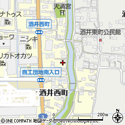 佐賀県鳥栖市酒井西町390周辺の地図