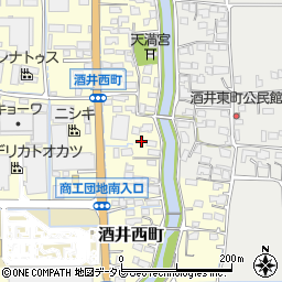 佐賀県鳥栖市酒井西町380周辺の地図