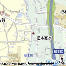 福岡県朝倉市杷木寒水155周辺の地図