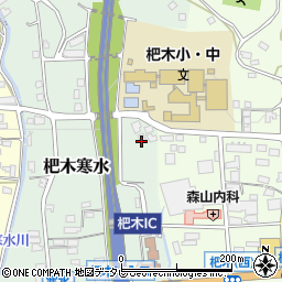 福岡県朝倉市杷木寒水127-1周辺の地図