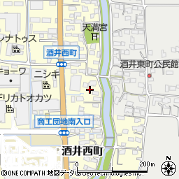 佐賀県鳥栖市酒井西町382周辺の地図