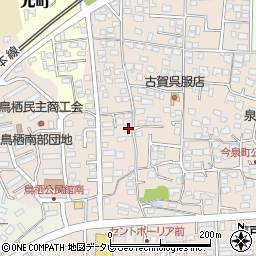 佐賀県鳥栖市今泉町2190周辺の地図