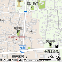 佐賀県鳥栖市今泉町2519-6周辺の地図