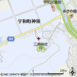 愛媛県西予市宇和町神領175周辺の地図