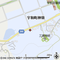 愛媛県西予市宇和町神領198周辺の地図