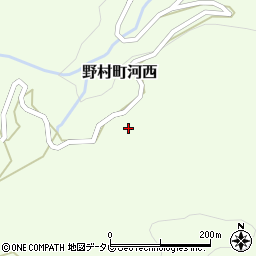 愛媛県西予市野村町河西897周辺の地図
