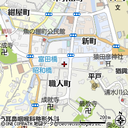 長崎県平戸市新町101-2周辺の地図
