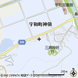 愛媛県西予市宇和町神領194周辺の地図