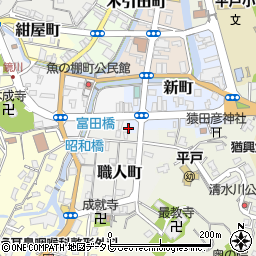 長崎県平戸市新町100周辺の地図
