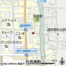 佐賀県鳥栖市酒井西町366周辺の地図