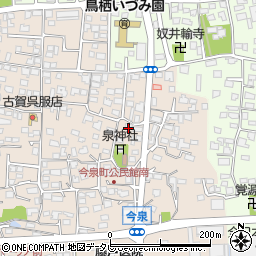 佐賀県鳥栖市今泉町2558周辺の地図