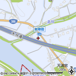 福岡県朝倉市杷木志波5903-1周辺の地図