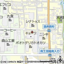 佐賀県鳥栖市酒井西町639周辺の地図