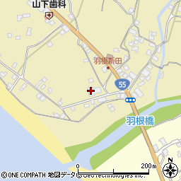 室戸市立羽根公民館周辺の地図