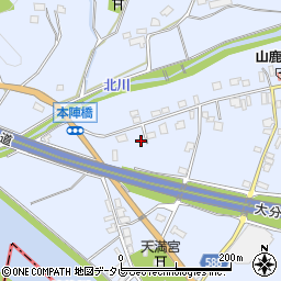 福岡県朝倉市杷木志波5066周辺の地図