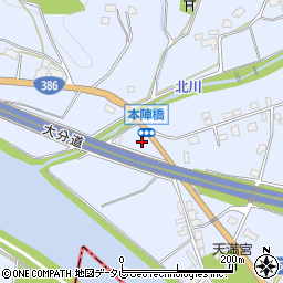 福岡県朝倉市杷木志波5903-3周辺の地図
