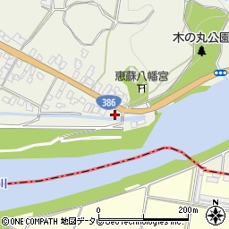 福岡県朝倉市山田179周辺の地図