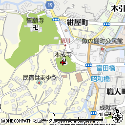 本成寺周辺の地図