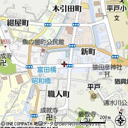 長崎県平戸市新町97周辺の地図