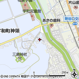 愛媛県西予市宇和町神領119周辺の地図