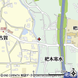 福岡県朝倉市杷木寒水186周辺の地図
