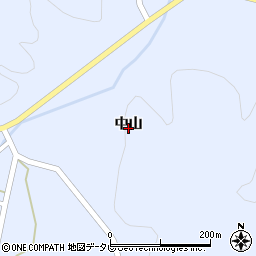 佐賀県伊万里市波多津町中山周辺の地図