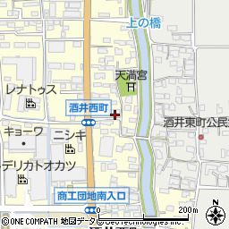 佐賀県鳥栖市酒井西町348周辺の地図