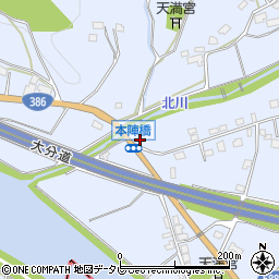 福岡県朝倉市杷木志波5902周辺の地図