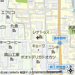 佐賀県鳥栖市酒井西町828-1周辺の地図