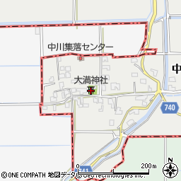 大満神社周辺の地図